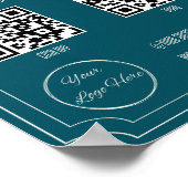 ペトロルブルー2 QRコードブティックをスキャンして支払う ポスター (角)