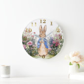 ペトロ・ザ・ラビットの庭の第2番 ラージ壁時計 (ホーム)