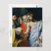 ペトロ・ポール・ルーベンスによるペテロへのキリストの訴え ポストカード (正面/裏面)