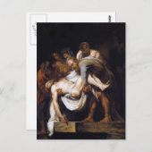 ペトロ・ポール・ルーベンス – 埋葬 ポストカード (正面/裏面)