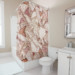 ペドラアスペラ・エム・マルロクロムクレモソ シャワーカーテン