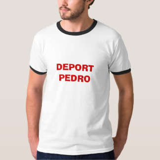 ペドロを追放して下さい Tシャツ