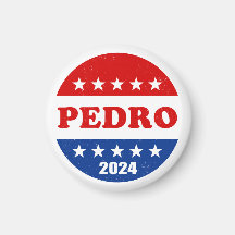 ペドロ有権者ボタン2024選挙USA