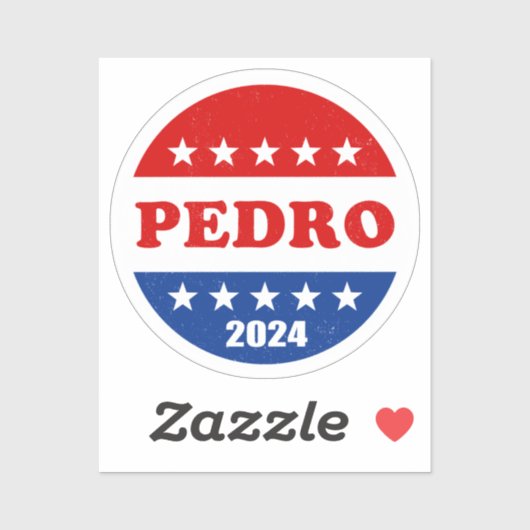 ペドロ2024最高の大統領の候補 シール (シート)