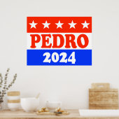 ペドロ・アメリカの政治クラシック的おもしろい投票 ポスター (キッチン)