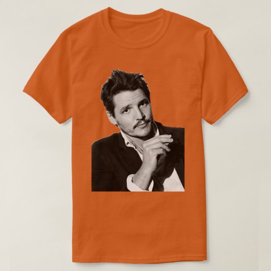 ペドロ・パスカルの日のプレゼント Tシャツ (デザイン正面)