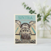 ペナの宮殿のエントリイラストレーション，シントラポルトガル ポストカード (スタンド正面)