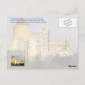 ペナナナナショナルパレス,シントラ,ポルトガル ポストカード (裏面)