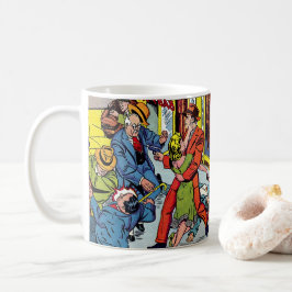 ペナルティベビー顔犯罪ヴィンテージ漫画 コーヒーマグカップ