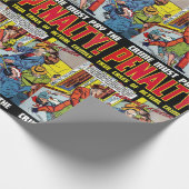 ペナルティベビー顔犯罪ヴィンテージ漫画 ラッピングペーパー (角)