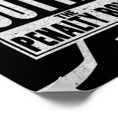 ペナルティボックスおもしろいアイスホッケーGif ポスター (角)