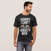 ペナルティボックスに入ってます - ホッケー選手用 Tシャツ (正面フル)