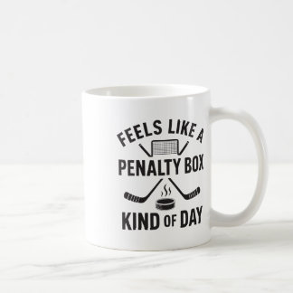 ペナルティボックスのような日 Funny Hockey コーヒーマグカップ
