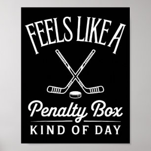 ペナルティボックスのような日 Funny Hockey  ポスター