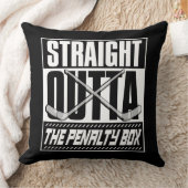 ペナルティーボックスホッケーをストレートで出す クッション (ブランケット)