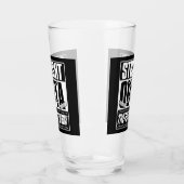 ペナルティーボックスホッケーをストレートで出す タンブラーグラス (左)