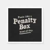 ペナルテ感じィボックス・デイ・ホッケー・プレイヤーのように スタンダードカクテルナプキン (正面)