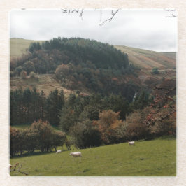 ペナントバレーウェールズ ガラスコースター