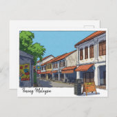 ペナンマレーシアジョージタウンマンガ ポストカード (正面/裏面)