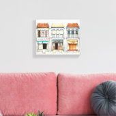 ペナン伝統ハウス キャンバスプリント (インサイチュ (リビング))