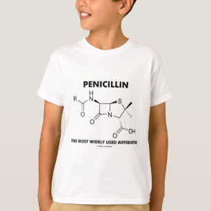 ペニシリンほとんどの広く利用された抗生物質(化学) Tシャツ