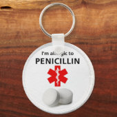ペニシリンアレルギー キーホルダー (正面)