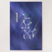 ペニシリン、抗生物質、構造化学物質 ジグソーパズル (縦)