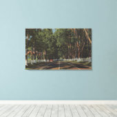 ペニンシュラハイウェイUS 101エルカミノビ実在ュー キャンバスプリント (インサイチュ (ウッドフロア))