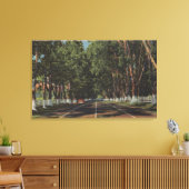 ペニンシュラハイウェイUS 101エルカミノビ実在ュー キャンバスプリント (インサイチュ (リビング))