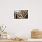 ペニンシュラ戦争の事件 – ナポレオン・エンター ポスター (キッチン)