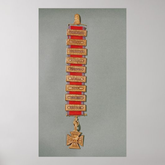 ペニンシュラ・金ゴールド・クロス, c.1813 ポスター (正面)