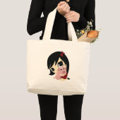 ペニーおよびSnickerdoodle ラージトートバッグ (正面(商品))