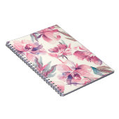 ペニーのシームレスなパターン。水彩背景 ノートブック (右側)