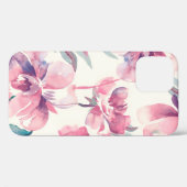 ペニーのシームレスなパターン。水彩背景  Case-Mate iPhoneケース (裏面 (横))