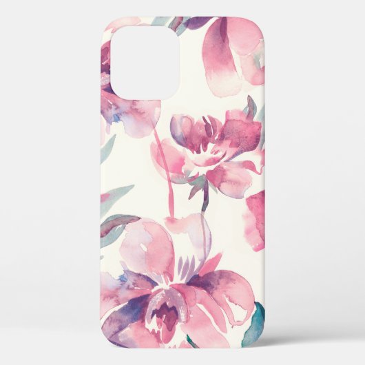 ペニーのシームレスなパターン。水彩背景  Case-Mate iPhoneケース (裏面)