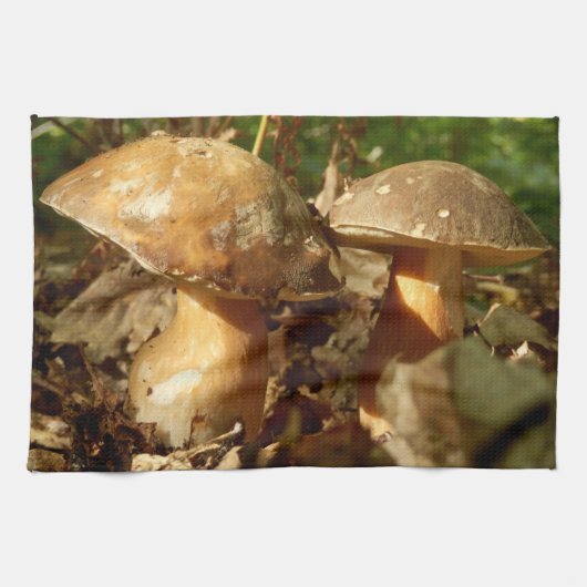 ペニーのパンのきのこのふきん キッチンタオル (横)