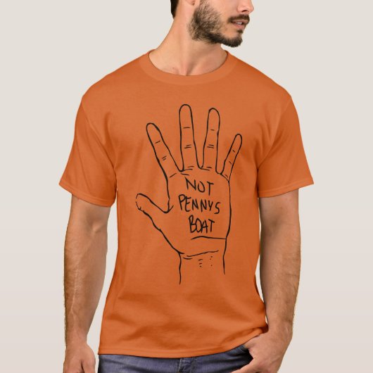 ペニーのボート一家ではない Tシャツ (正面)
