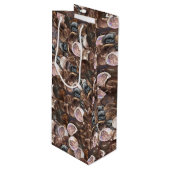 ペニーの山 – 1セントのペニーのスプレッド背景 ワインギフトバッグ (正面アングル)