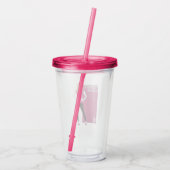 ペニーの花 アクリルタンブラー (裏面)