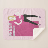 ペニーの花 シェルパブランケット (正面(横))