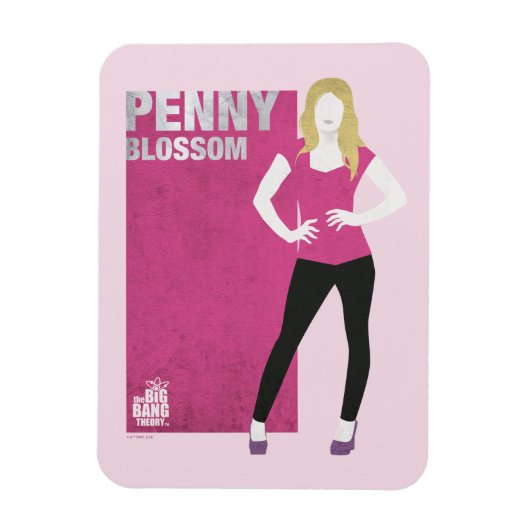 ペニーの花 マグネット (縦)