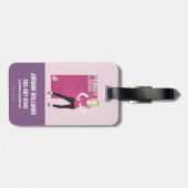 ペニーの花 ラゲッジタグ (裏面横)