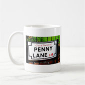 ペニーの車線のリヴァプールイギリスの印 コーヒーマグカップ (左)