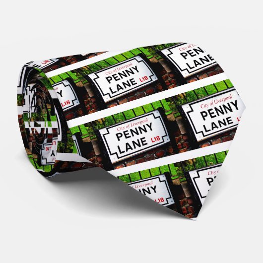 ペニーの車線のリヴァプールイギリスの印 ネクタイ (ロール)