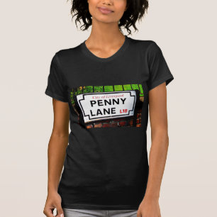 ペニーの車線のリヴァプールイギリスの印 Tシャツ