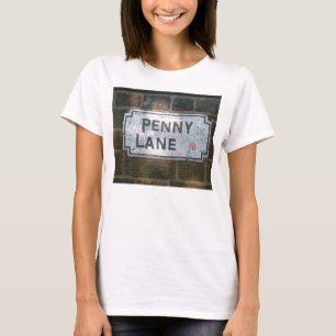 ペニーの車線の道路標識 Tシャツ