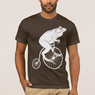 ペニーのFarthingに乗っているカエル Tシャツ