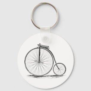 ペニーのFarthingのヴィンテージの高車輪の自転車 キーホルダー