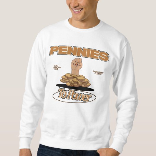 ペニーはパワー™最初に都市のエンパワーメントを充電 スウェットシャツ (正面)