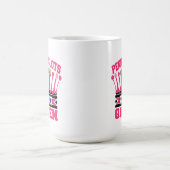 ペニーは女王に細長い穴をつけます コーヒーマグカップ (中央)